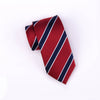 Red & Blue Sexy Formal Business Striped 3 Inch Tie Mens Professional Fashion