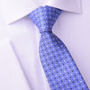 B2B Shirts - Light Blue Skinny Woven Tie with Contrast Studs Luxury Fashion 3" - Business to Business