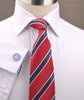 B2B Shirts - White Herringbone Fade Checkered Formal Business Dress Shirt with Black Paisleys - Business to Business