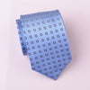 B2B Shirts - Light Blue Amazing Diamond in DNA Strand Designer Regular Tie 3" - Business to Business