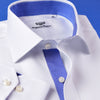 White Twill With Inner Lining Formal Business Dress Luxury Fashion