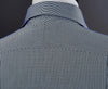 B2B Shirts - Black Gingham Check Formal Business Dress Shirt Lilac Royal Oxford Fashion - Business to Business