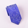 B2B Shirts - Blue Lavish Paisley Floral Designer Luxury Fashion Woven Ties 3" - Business to Business