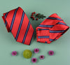 Red Striped 3" Tie