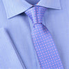 B2B Shirts - Mini Pink Chili Pepper Fashion Purple Fancy Paisley Modern Woven Tie 3" - Business to Business