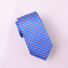 B2B Shirts - Pink & Blue Luxury Basketweave Neat Geometric Modern Tie 3" - Business to Business