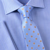 B2B Shirts - Brown Sticky Canon Ball Floral Elegant Fashion Woven Tie 3" - Business to Business