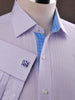 B2B Shirts - Designer Checkered Formal Business Dress Shirt Luxury Stars Fashion - Business to Business
