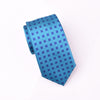 B2B Shirts - Small Purple 4 Pedal Floral Blue Flashy Green Teal Woven Tie 3" - Business to Business