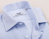 B2B Shirts - Designer Light Blue Plaids & Checks Formal Business Dress Shirt Luxury Fashion - Business to Business