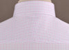B2B Shirts - Purple Blue Striped Checkered Formal Business Dress Shirt Designer Fashion - Business to Business