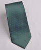 B2B Shirts - Forest Green Skinny Woven Tie with Paisley Floral Luxury Fashion 3" - Business to Business