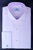 B2B Shirts - Pink Lavender Stripe Formal Business Dress Shirt Luxury Gingham Check Fashion - Business to Business