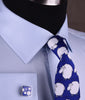 Light Blue Royal Oxford Formal Business Dress Shirt