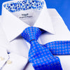White Herringbone Twill With Inner Lining Formal Business Dress Luxury Fashion