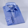 New Arrival Herringbone With Floral Inner Lining Formal Business Dress Shirt Inner Lining Luxury Fashion