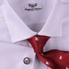 White Luxury Twill Formal Business Dress Shirt Designer Fashion
