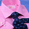 Pink Oxford Formal Business Dress Shirt Spread Collar Button Cuffs Limited Stock in Single Button Cuffs
