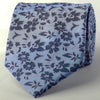 B2B Shirts - Blue Hawaiian Hibiscus Regular Tie w Ocean Surf Floral Luxury Fashion - Business to Business