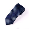 Dark Blue & Silver Italian Inspiring 3" Necktie Business Elegance Smart Ego Man