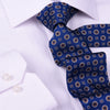 Blue Celestial Tie 3" Novelty Necktie Geometric Pattern Luxury Designer Style
