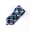 Green UK Style Check 3" Necktie Business Elegance  For Formal Business Occasion