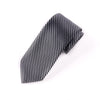 Black & Silver Snake Skin Woven Stylish 3" Necktie Business Formal Elegance