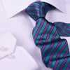 Stylish UK Pattern Strip 3" Necktie Business Formal Elegance For Smart Men's Ego