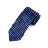 Blue Check Italian Pattern Necktie Business Formal Elegance For Smart Men's Ego