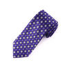 Blue & Pink 3" Italian Necktie Business Formal Elegance For Smart Men's Ego