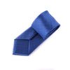 Blue Herringbone Woven 3" Necktie Business Formal Elegance For Smart Men's Ego