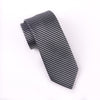 Black & Silver Snake Skin Woven Stylish 3" Necktie Business Formal Elegance