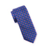 Blue & Pink 3" Italian Necktie Business Formal Elegance For Smart Men's Ego