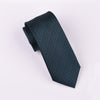 Dark Green Herringbone 3" Necktie Business Formal Elegance For Smart Men's Ego