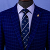 Blue Castle & Horse 3" Novelty Necktie Business Formal Elegance Smart Ego Man