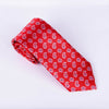 Red Baroque Luxury Blue 3.15" Woven Tie Skinny Formal Mens Business Fashion Knot