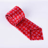 Red Baroque Luxury Blue 3.15" Woven Tie Skinny Formal Mens Business Fashion Knot