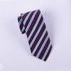 Sexy Purple & Green Formal Business Striped 3 Inch Tie Mens Professional Fashion