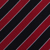 Red & Black Boss Formal Business Striped 3 Inch Tie Mens Professional Fashion
