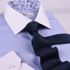 Navy Blue Solid Italian Designer Business Apparel 3" Tie Professional Fashion