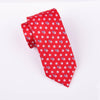 Italian Red Butterfly Flower Designer Tie Men's Skinny Necktie 3" 7.5cm Knot