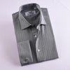 B2B Shirts - New Arrival Unique Designed Grey Herringbone Formal Business Dress Shirt Stylish Luxury Fashion Apparel in French Cuffss - Business to Business