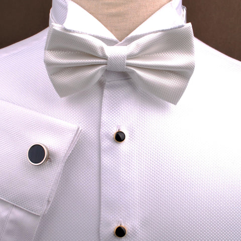 B2B Shirts - White Marcella Formal Dinner Tuxedo Wedding Dress Shirt Sexy Luxury Fashion - Business to Business